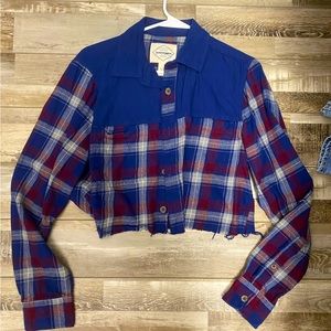Cropped flannel